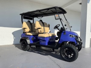 Blue Contender Sport Xl4 Golf Cart Custom Seats